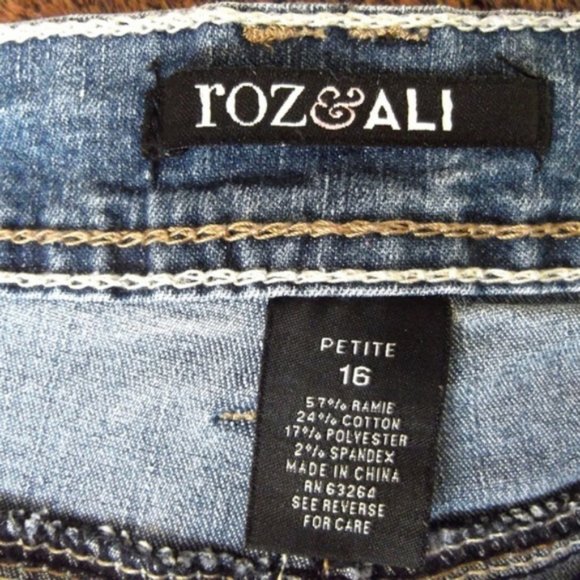 Roz & Ali Jeans 16 Petite - Picture 7 of 7